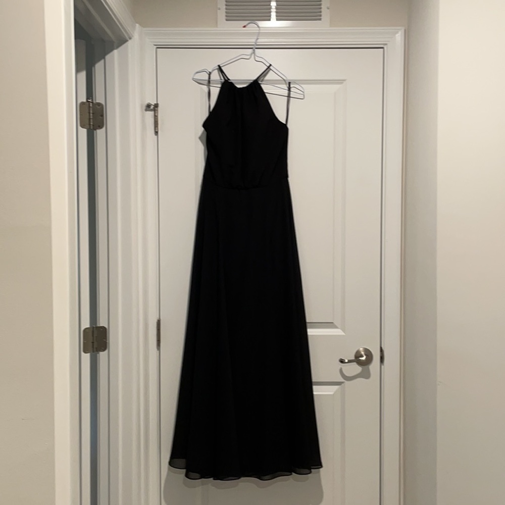 Amsale Kyra bridesmaids dress- color BLACK